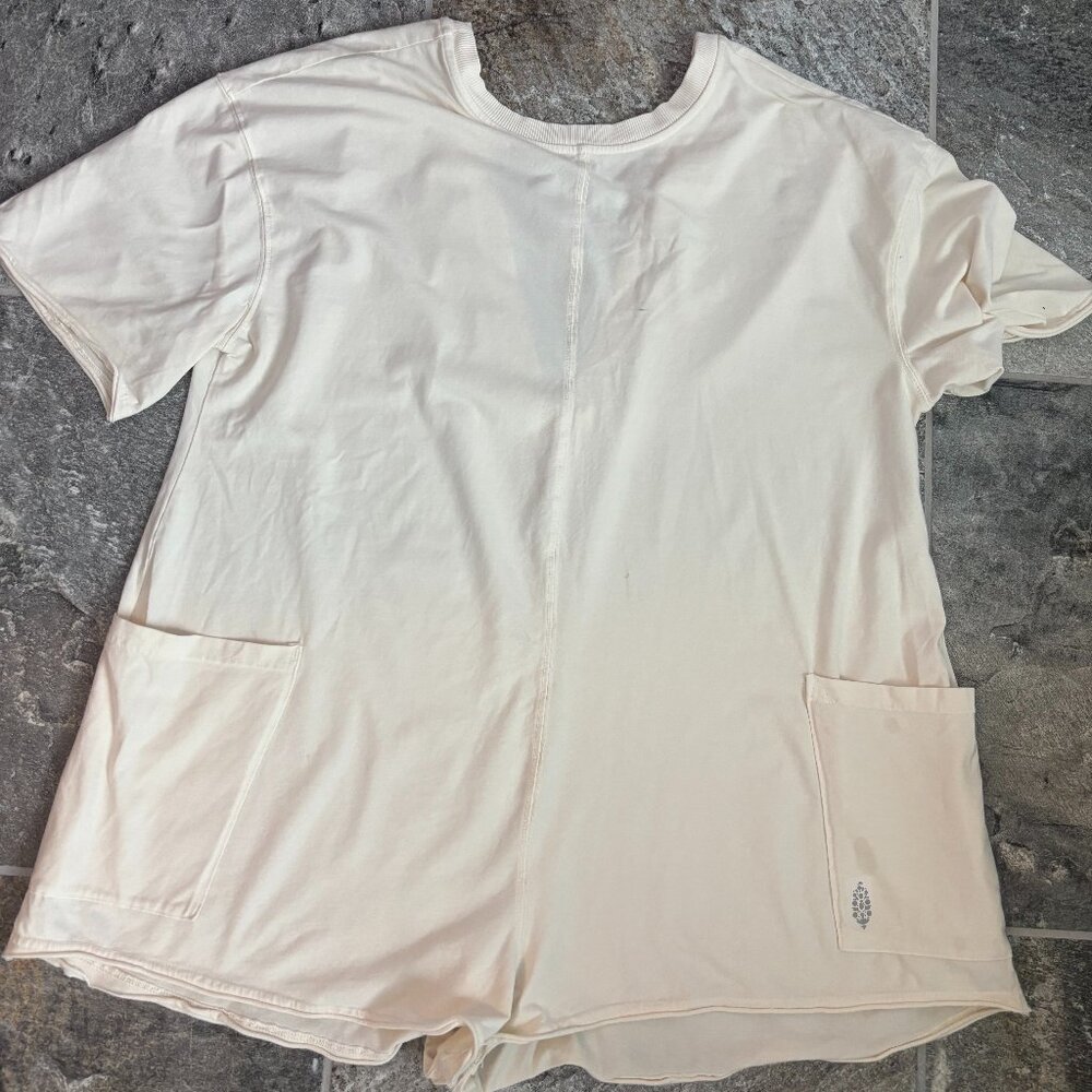 NWOT Hot Shot Tee Romper Beached Clay Small